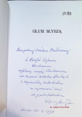 Głusi słyszą