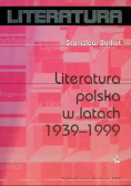 Literatura polska w latach 1939 - 1999
