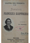 Pamiętniki Franciszka Karpińskiego 1808 r.
