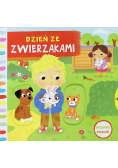 Dzień ze zwierzakami. Pociągnij-przesuń