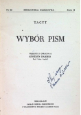 Tacyt Wybór pism