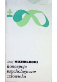 Koncepcje psychologiczne człowieka