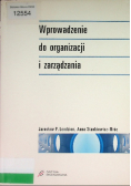 Wprowadzenie do organizacji i zarządzania