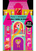 Książka i domek do zabawy. Pałac z okienkami