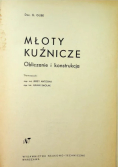 Mloty kuźnicze obliczanie i konstrukcja