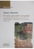 O nowy porządek europejski