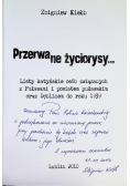 Przerwanie życiorysy