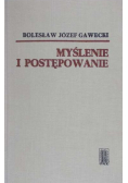 Myślenie i postępowanie