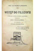 Wstęp do filozofii 1907 r.