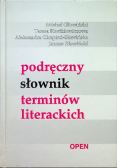 Podręczny słownik. Terminów literackich