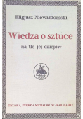 Wiedza o sztuce na tle jej dziejów 1923 r.