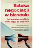 Sztuka negocjacji w biznesie