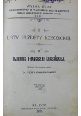 Listy Elżbiety Rzeczyckiej dziennik Franciszki Krasińskiej Tom 2 1898 r.