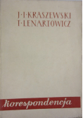 Kraszewski Lenartowicz Korespondencja