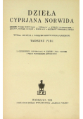 Dzieła Cyprjana Norwida 1934 r.