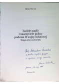 Ludzie nauki i nauczyciele polscy podczas II wojny światowej