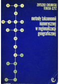 Metody taksonomii numerycznej w regionalizacji geograficznej