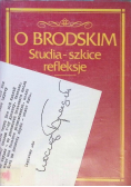 O Brodskim Studia-szkice refleksje