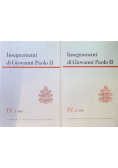Insegnamenti di Giovanni Paolo Vol Tom IV Część 1 i 2