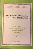 Biografia - Geografia - Kultura literacka