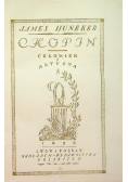 Chopin Człowiek i artysta 1922 r.