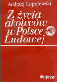 Z życia akowców w Polsce Ludowej Dedykacja autora