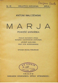 Marja Powieść ukraińska 1925 r.