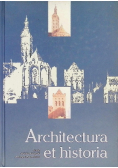Architectura et historia