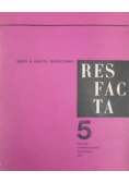Teksty o muzyce współczesnej Resfacta 5