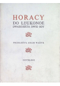 Do Leukonoe dwadzieścia dwie ody