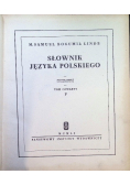 Słownik Języka Polskiego Tom IV