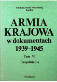Armia krajowa w dokumentach Tom VI