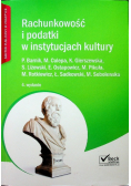 Rachunkowość i podatki w instytucjach kultury