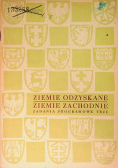 Ziemie Odzyskane, Ziemie Zachodnie