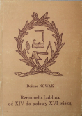 Rzemiosło Lublina od XIV do połowy XVI wieku