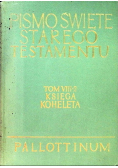 Pismo Święte Starego Testamentu Tom VIII - 2