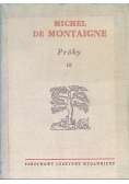 Próby III