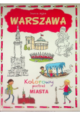 Kolorowy portret miasta Warszawa