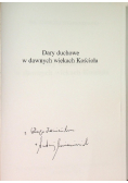 Dary duchowe w dawnych wiekach Kościoła