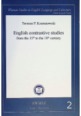 English contrastive studies from the 15th to the 18th century Tom 2