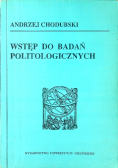 Wstęp do badań politologicznych