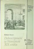 Dobroczynność w Warszawie XIX wieku