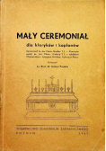 Mały ceremoniał dla kleryków i kapłanów 1949 r.