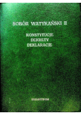 Sobór watykański II Konstytucje dekrety deklaracje