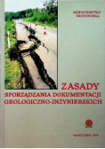 Zasady sporządzania dokumentacji geologiczno  inżynierskich