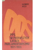 PPS w pierwszych latach parlamentaryzmu. 1921-1923