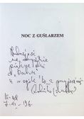 Noc z guślarzem Dedykacja autora