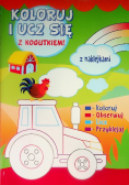 Koloruj i ucz się z kogutkiem