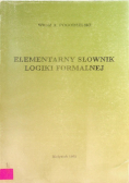 Elementarny słownik logiki formalnej