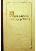 Spis nazwisk szlachty polskiej